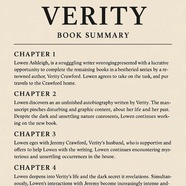 Featured image for Verity Book Summary Chapter by Chapter The 15-Part Truth Unveiled 2026