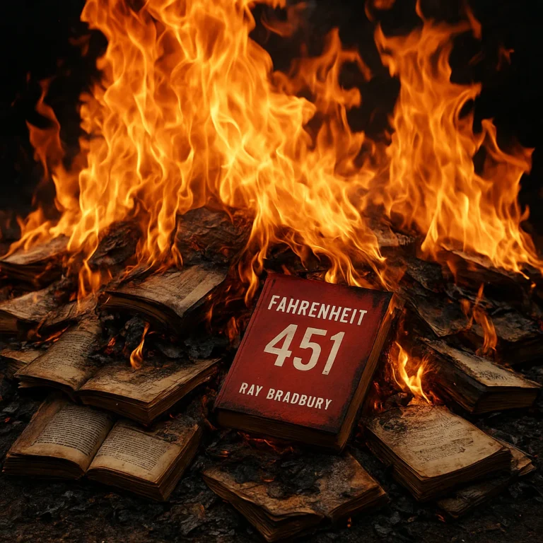 Featured image for 10 Fahrenheit 451 Themes That Still Burn in 2026